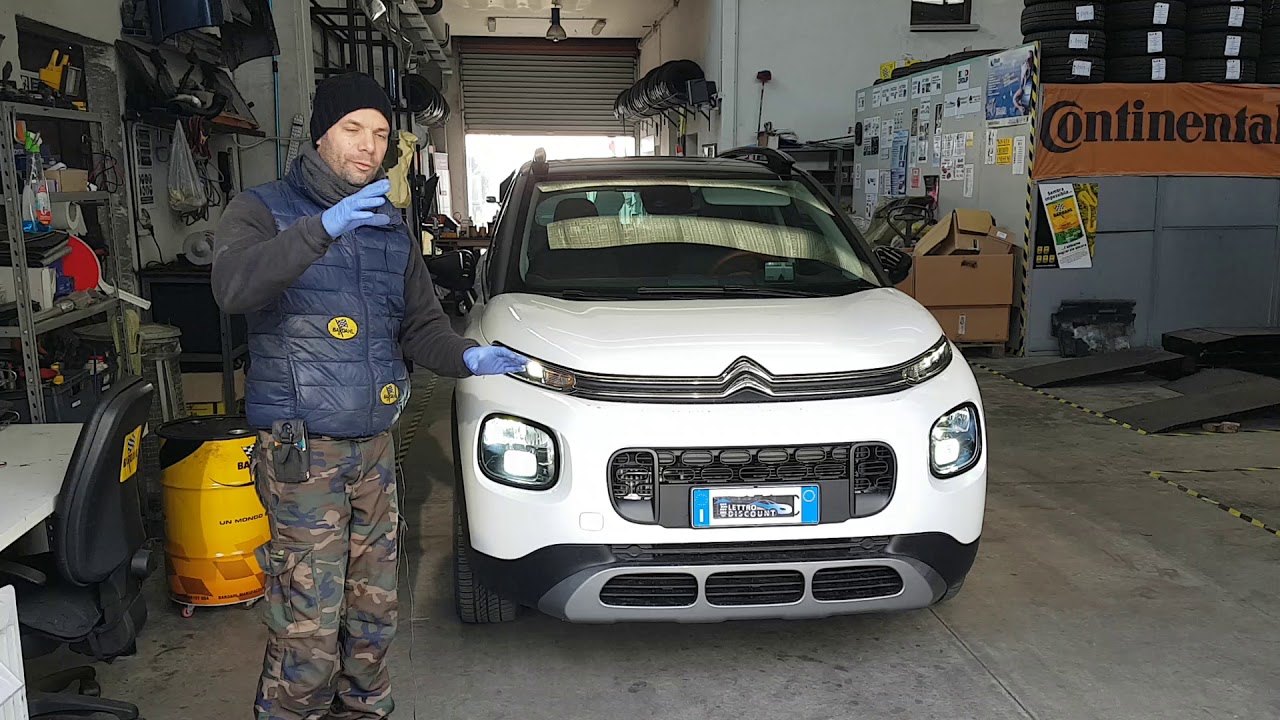 Presentazione Conversione Lampade Citroen C3 Cross
