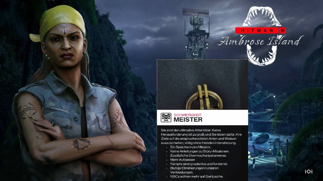 NEUE KOSTENLOSE MISSION Ambrose Island Hitman 3 Lautloser Killer Anzugpflicht Guide Deutsch