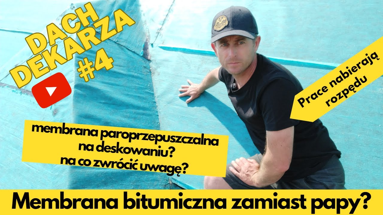 DACH DEKARZA #4 -  Membrana na deskowaniu??? Jaka papa pod łupek?