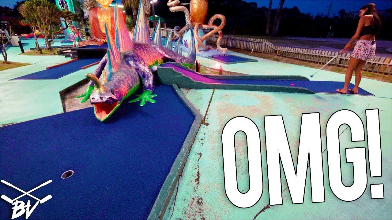 THERE IS NO MINI GOLF COURSE IN THE WORLD LIKE THIS! Lucky Hole in One and More!