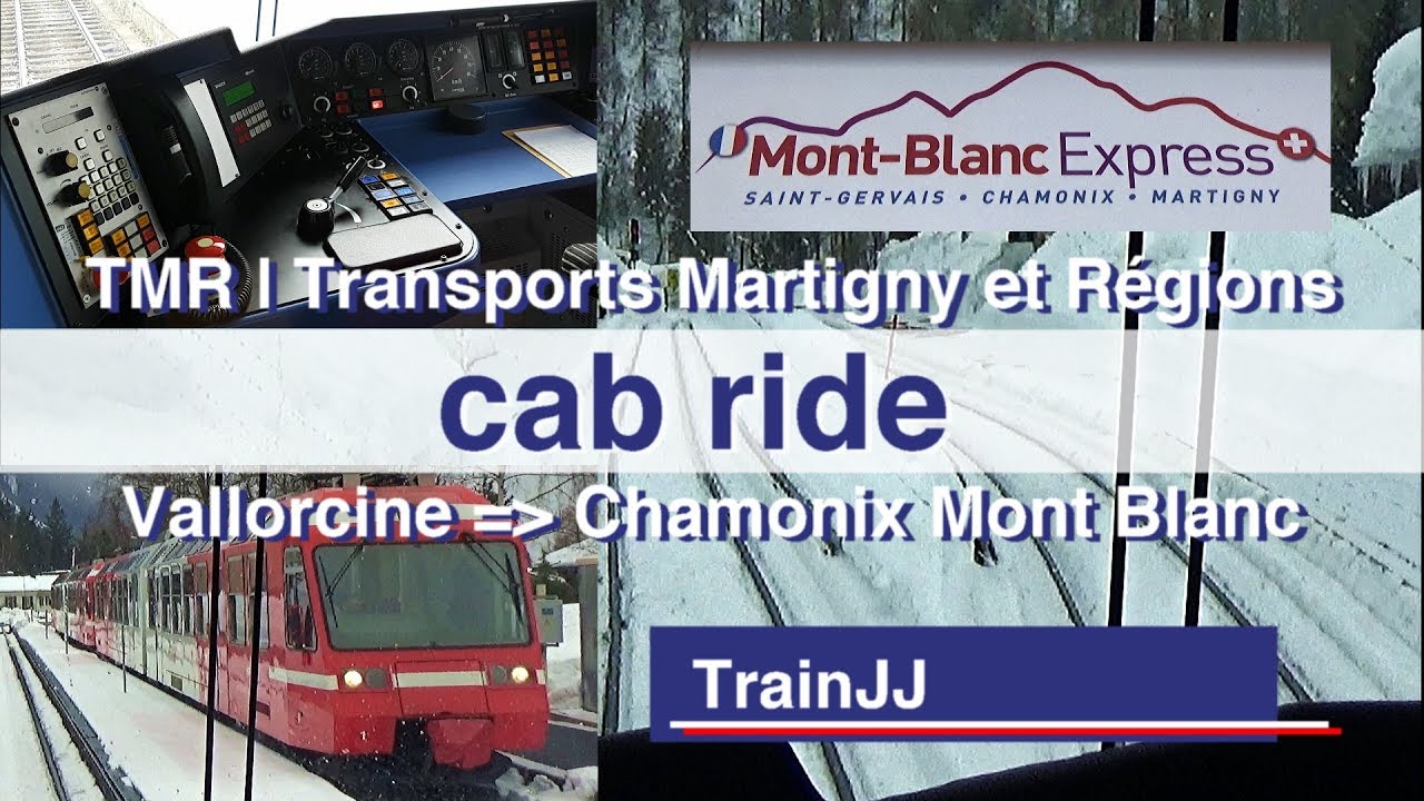 Drivers Eye View Führerstandsmitfahrt | Vallorcine - Chamonix Mont Blanc Express| Cab Ride TMR SNCF