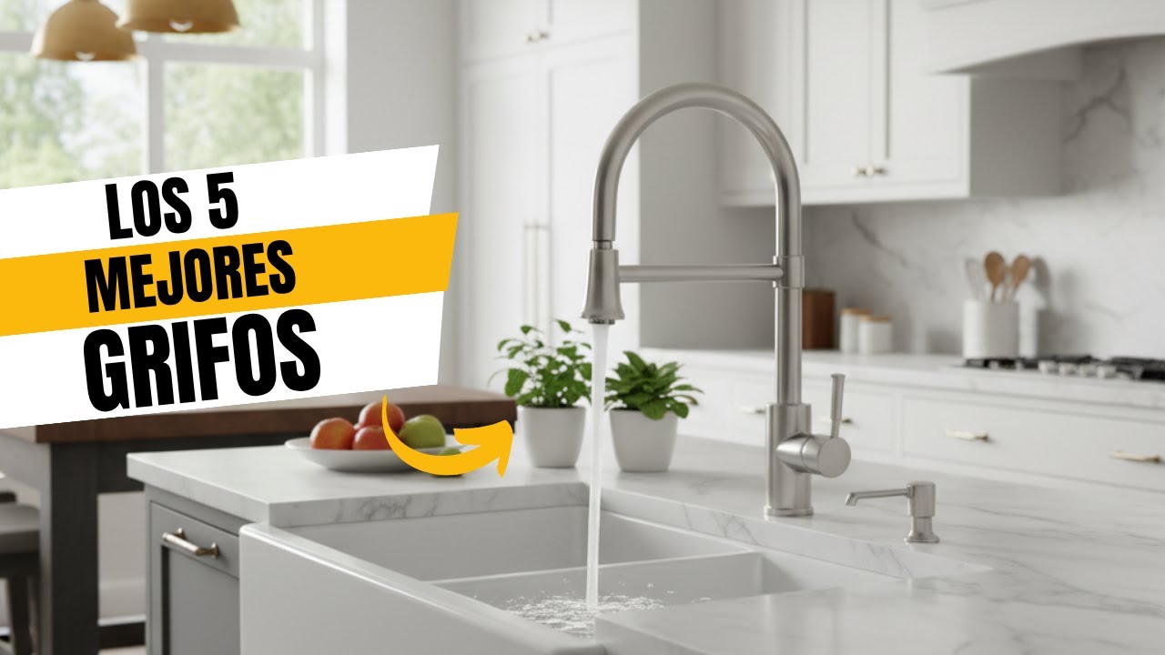 💰 TOP 5 Mejores Grifos de Cocina EXTRAÍBLES de Amazon (Calidad/Precio 2025) ¡El #1 es INCREÍBLE!