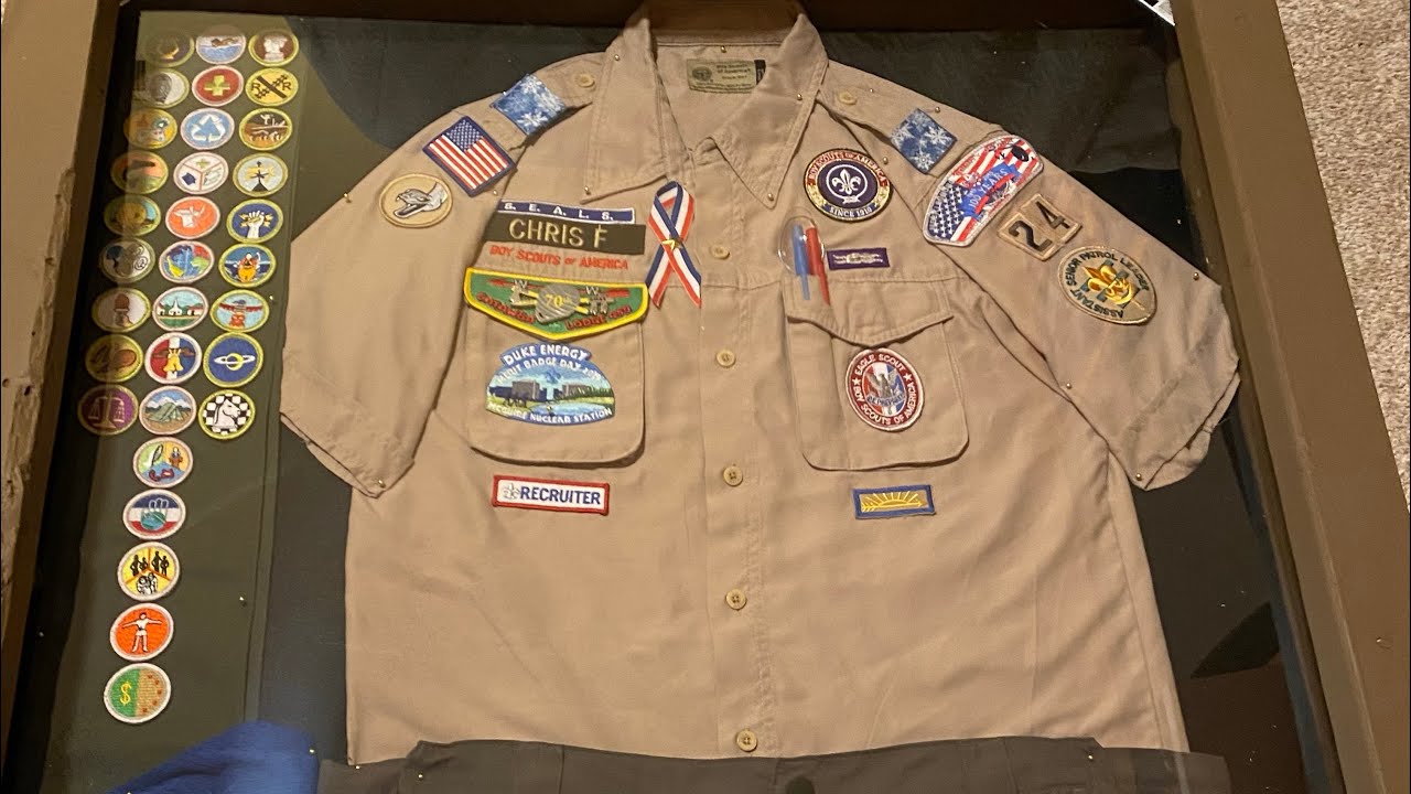 Making a Shadow Box for my Scout Uniform