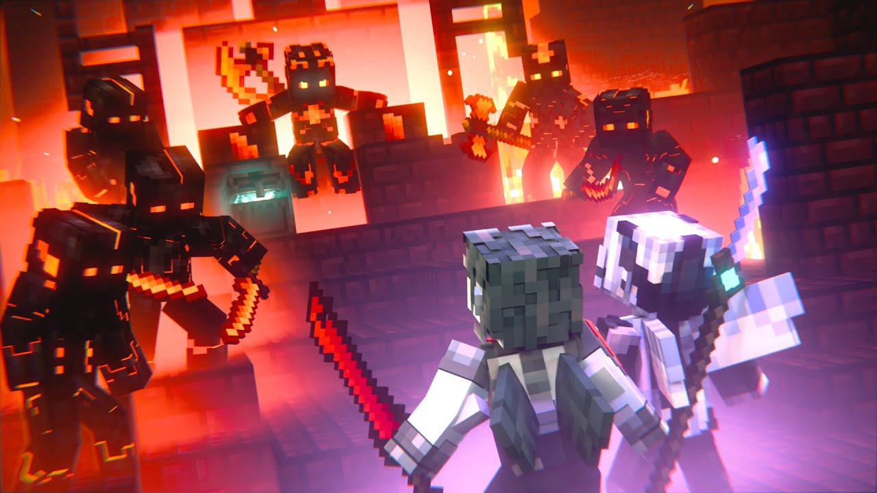 Nether King & Aether Summon Herobrine - Alex and Steve (Minecraft Animation)