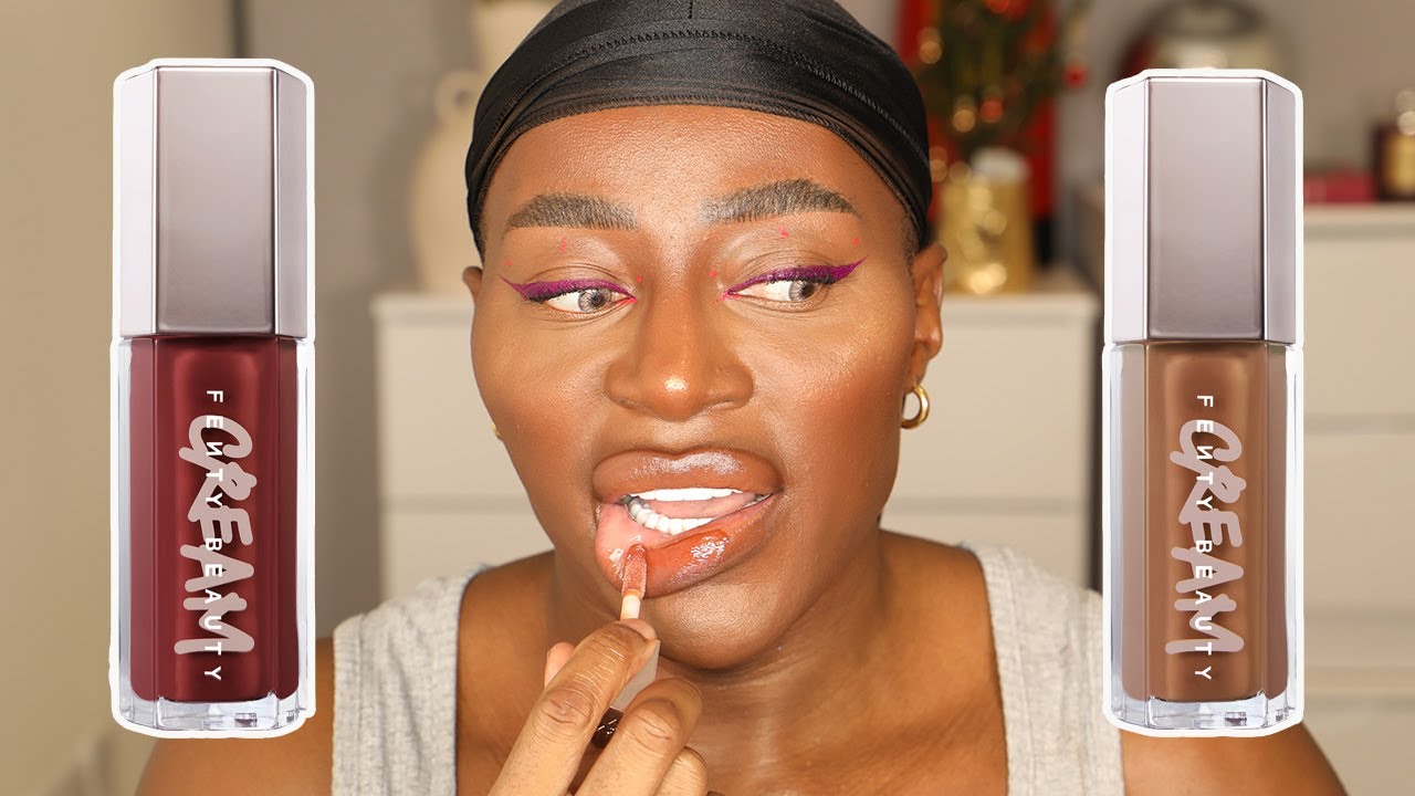 FENTY BEAUTY GLOSS BOMB CREAMS! FIRST IMPRESSION +REVIEW |ThePlasticboy