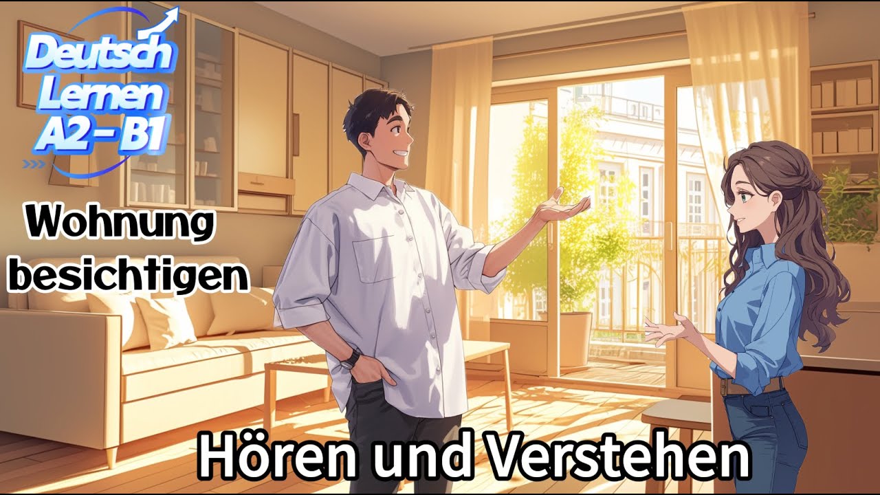 Wohnung besichtigen | Deutsch Lernen | Hören & Verstehen | A2-B1 | Deutsch für Anfänger