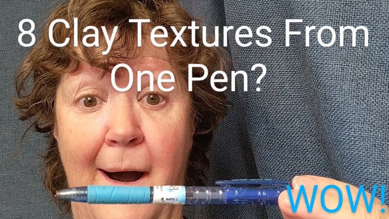 How to make circle cutters from a ballpoint pen. Clay tools DIY. #airdryclayproject