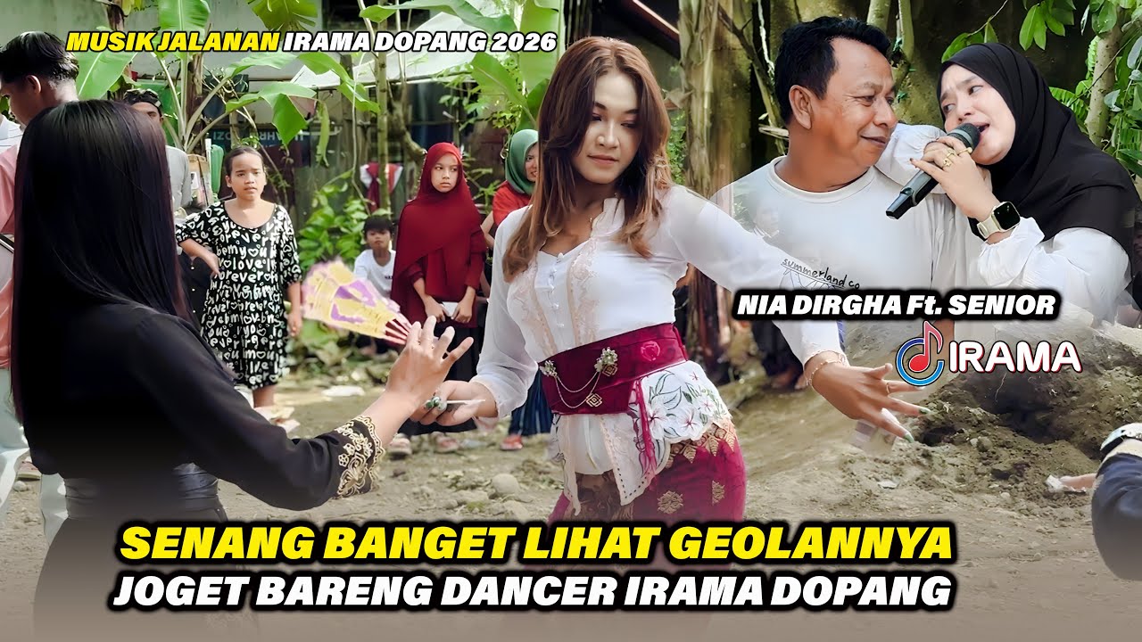 Si Cantik Jogetnya Luwes Banget Bareng Musik Jalanan Irama Dopang || Sasak Duet Nia Dirgha