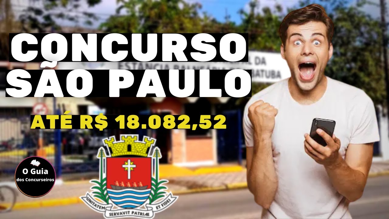 ACABOU DE CONFIRMAR: CONCURSO PREFEITURA DE UBATUBA-SP SAIU OS EDITAIS COM 332 VAGAS CONCURSO ABERTO
