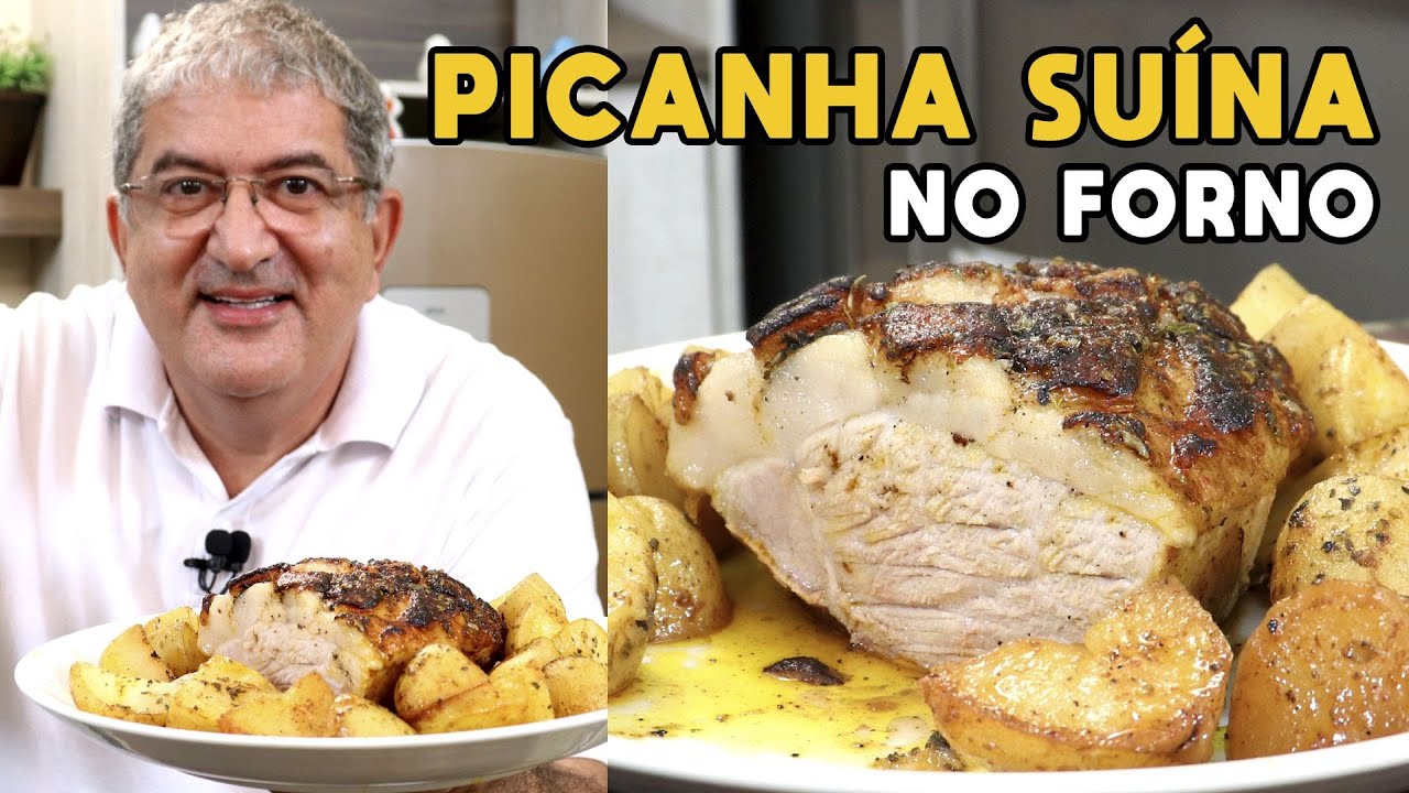 Como Fazer Picanha Suína no Forno - Tv Churrasco