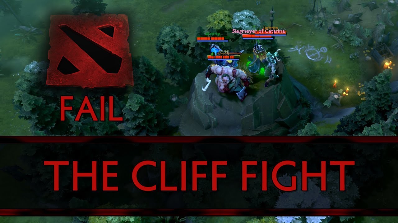 Dota 2 Fail (Win?) - The Cliff Fight