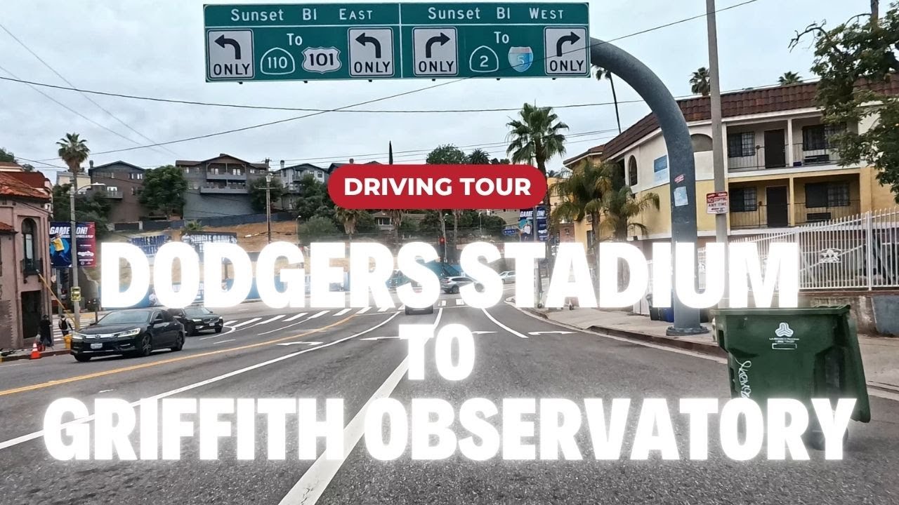 LA Driving Tour | In-N-Out Burger to Dodger Stadium to Griffith Observatory [4K Ultra HD/60fps]