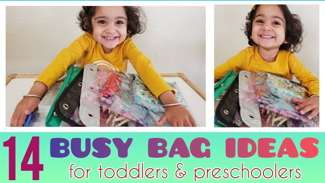 14 BUSY BAG ideas | Activities on a budget | DIY Activities for toddlers | Busy Bags for 2 year olds