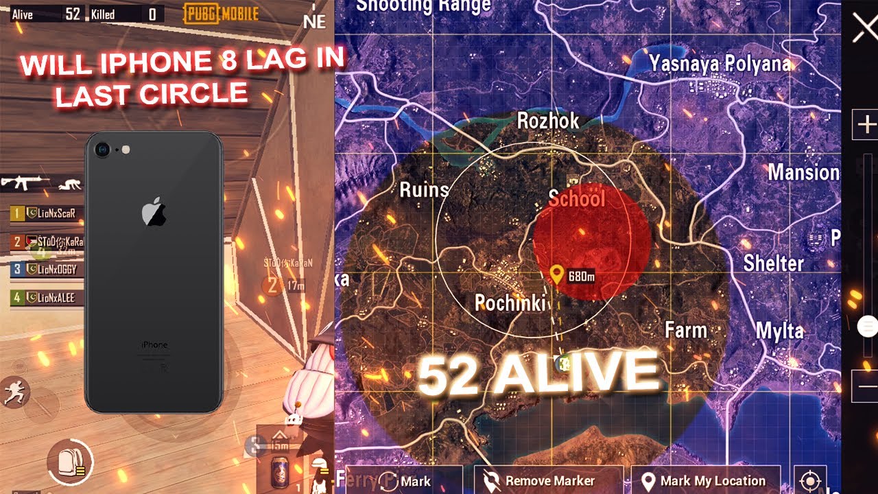 IPHONE 8 PUBG COMPETITIVE WILL LAG IN T1 SCRIMS | IPHONE 8 HONEST REVIEW |