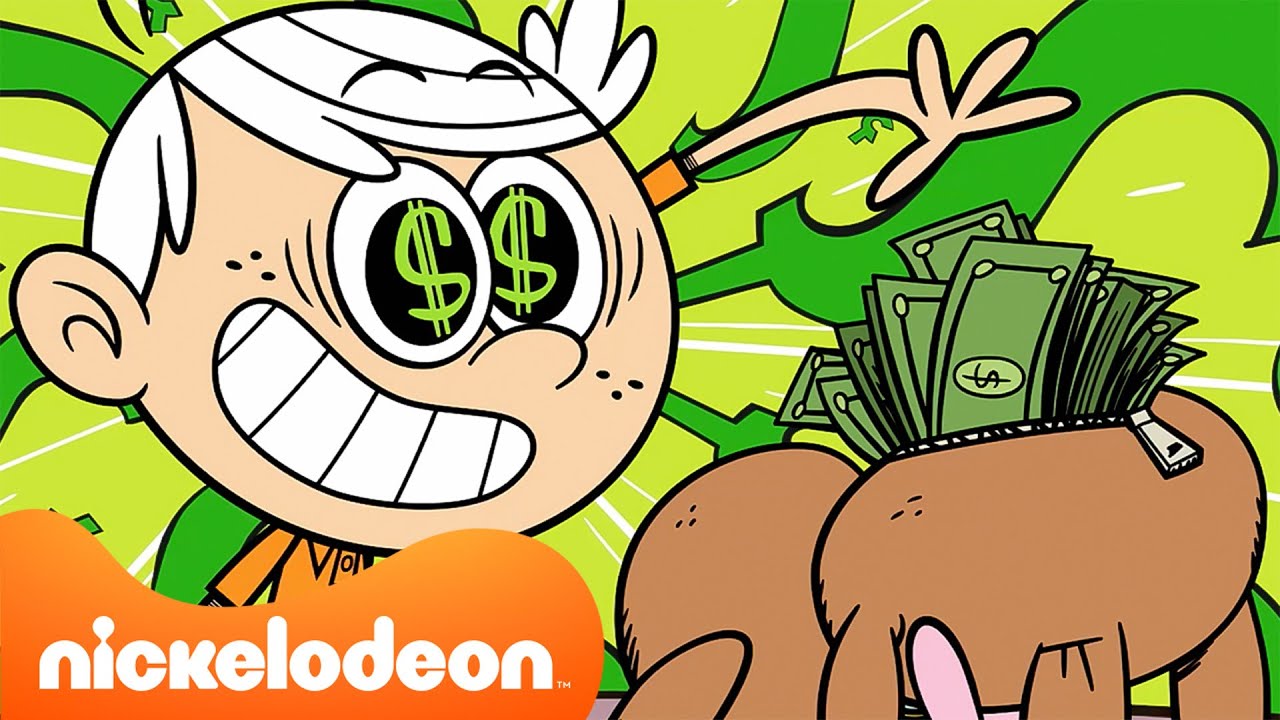 Loud House | Lincoln e os Louds Ganham Dinheiro! 🤑💵 | 1 Hora de Bicos | Nickelodeon em Português