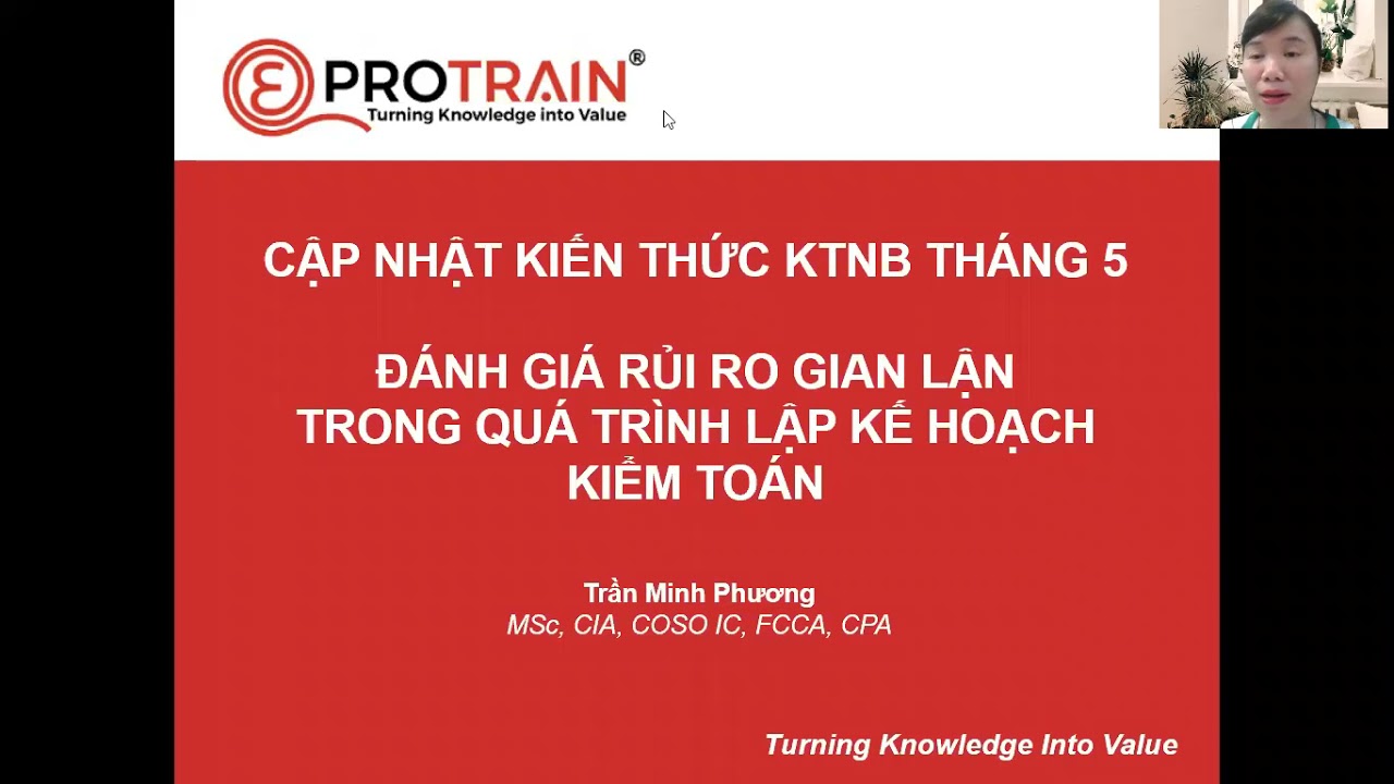 Đánh giá rủi ro gian lận trong quá trinh lập kế hoạch kiểm toán