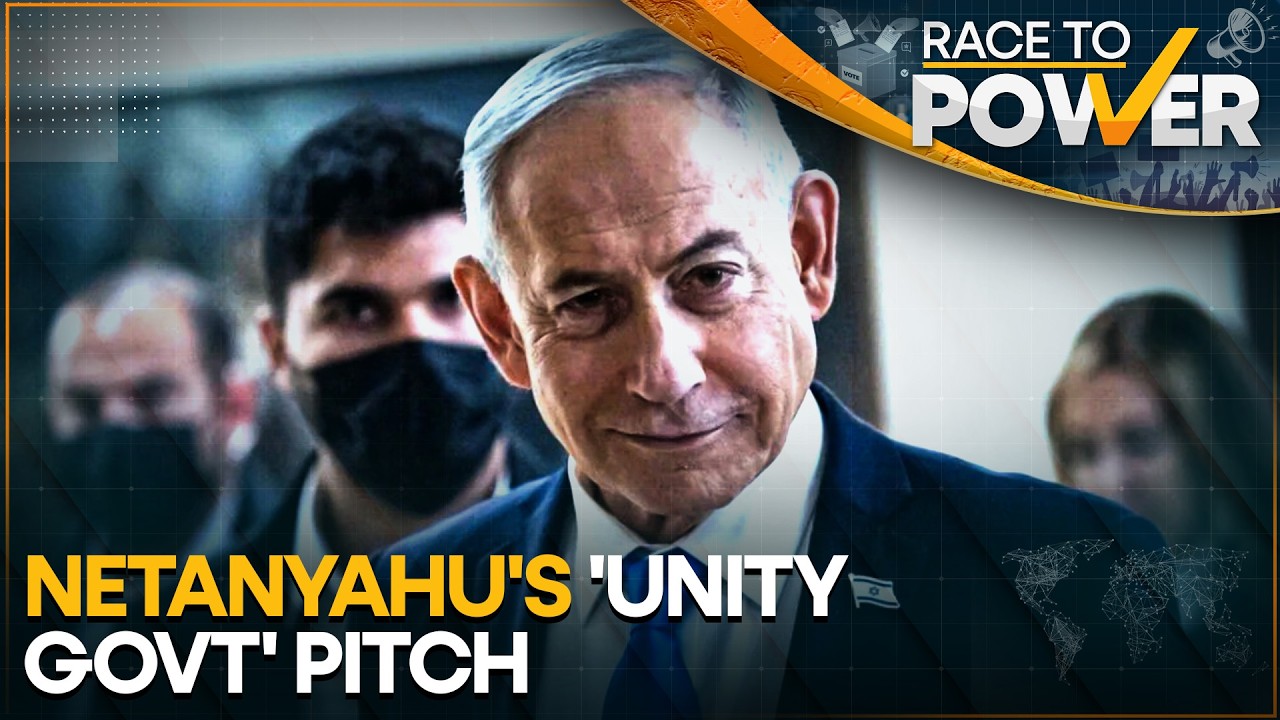 Israel's PM Benjamin Netanyahu Sets Out Core Principles For A Unity Government | Race To Power
