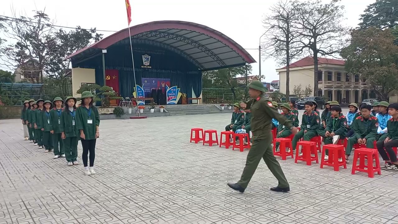 Đội ngũ đơn vị(Tiểu đội hàng dọc)