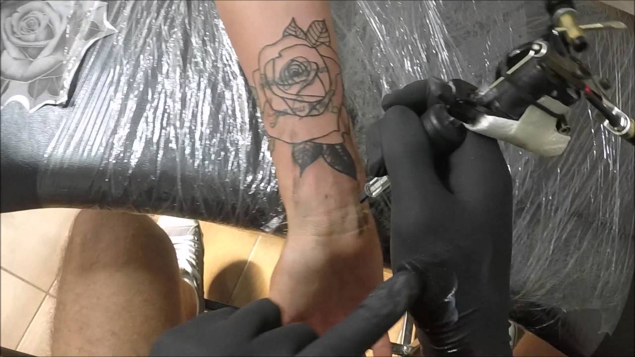 Covering up Ex's name - time lapse and normal speed