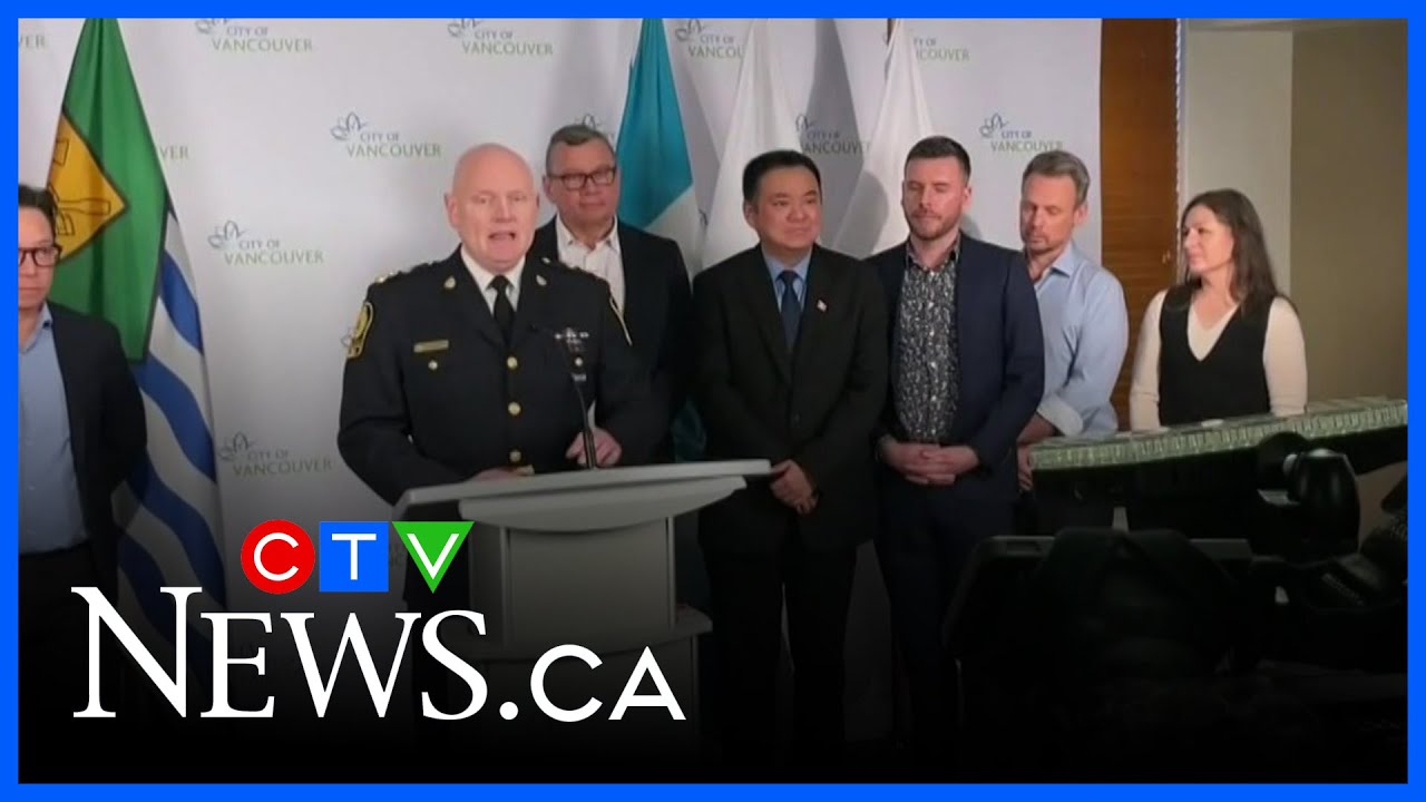 Vancouver mayor, police announce plans to crackdown on organized crime