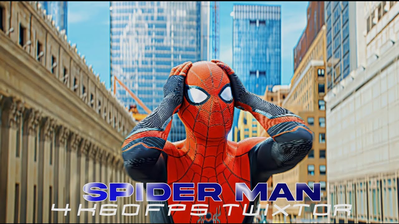 SPIDER MAN I NO WAY HOME I 4K60FPS TWIXTOR I FREE CLIPS 