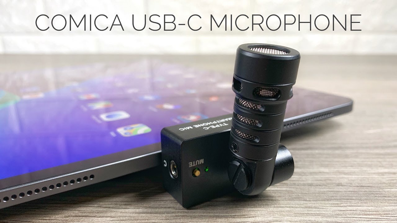 Comica USB-C Microphone for iPad Pro