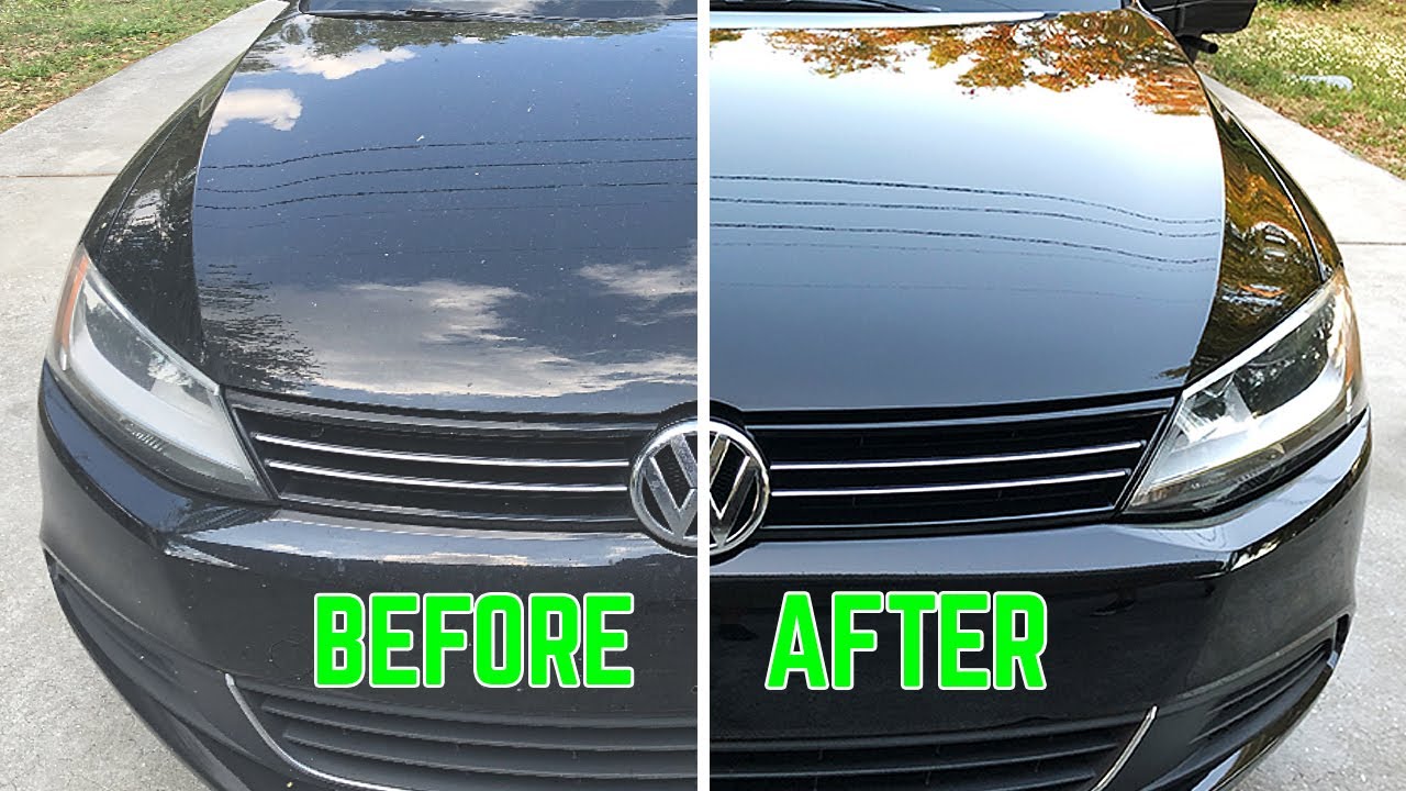 Полная детализация автомобиля и керамическое покрытие Volkswagen | Как это сделать