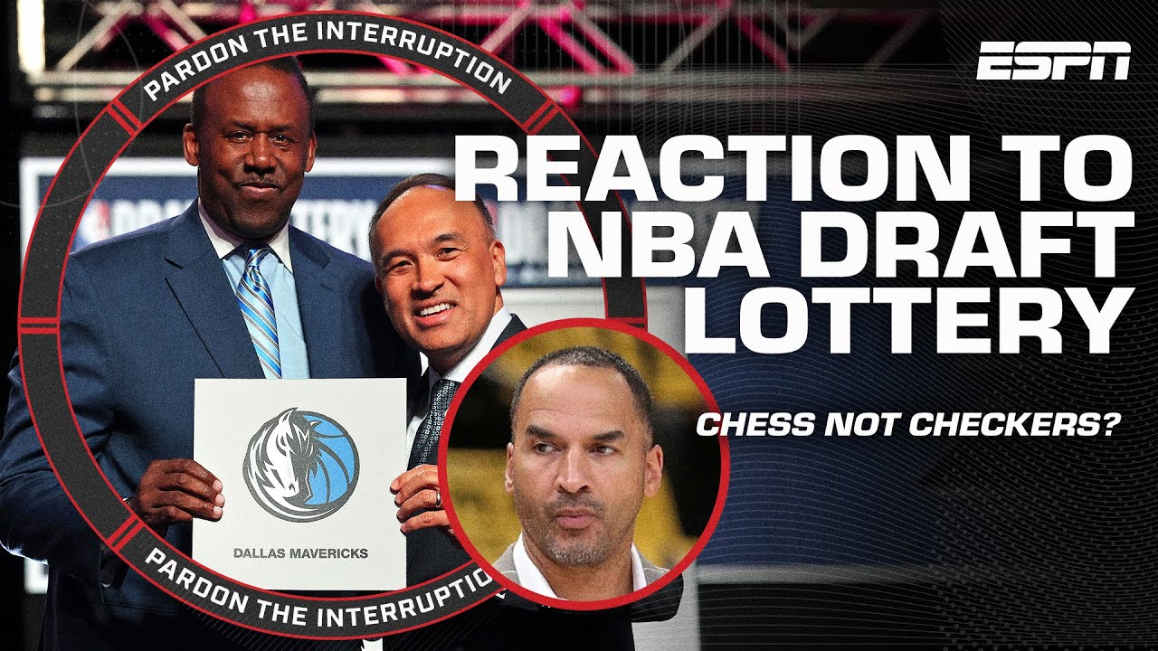 PTI & Around The Horn react to Mavericks winning NBA Draft Lottery 👀 'SOMETHING SOUR AFOOT'⁉