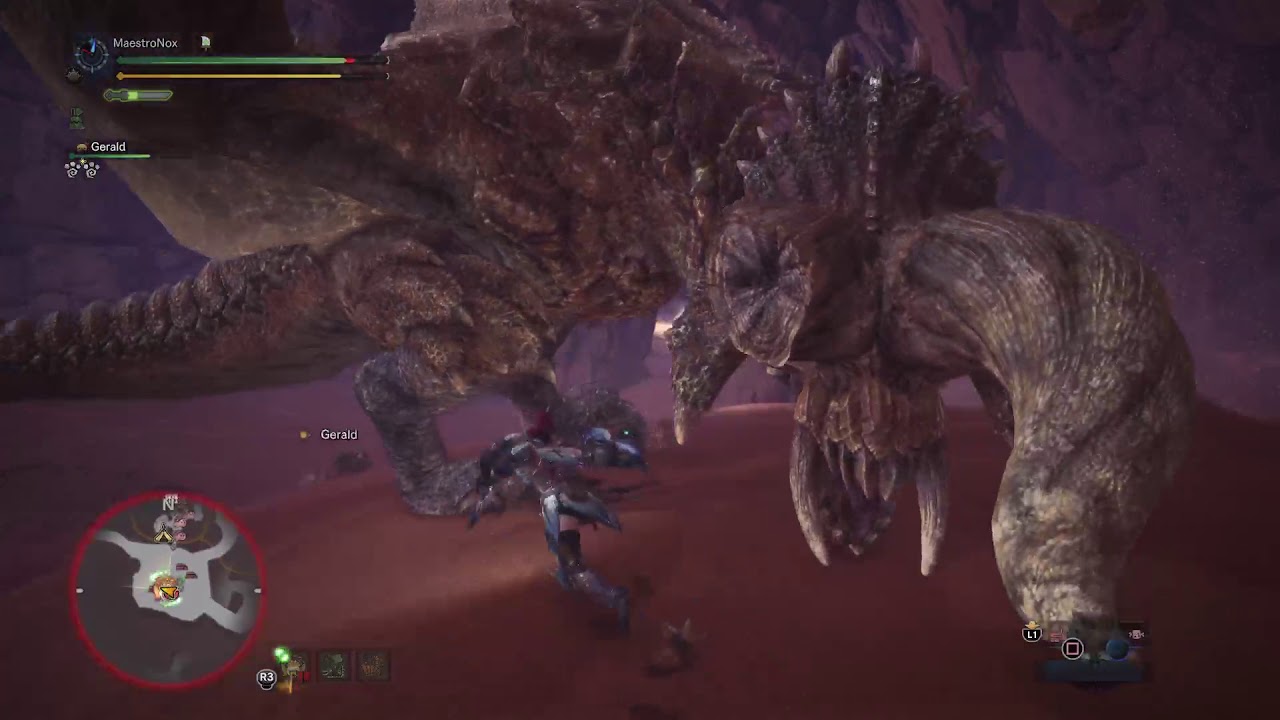 Monster Hunter World - High Rank Diablos Solo 5'42 (SnS)