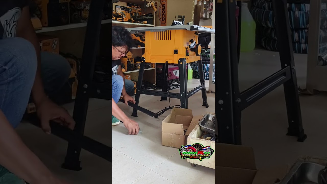 unboxing of ingco table saw.2200w