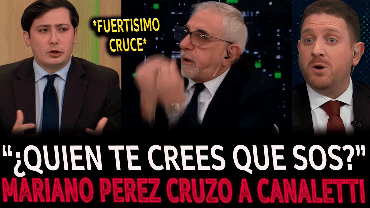 RECALDE y MARIANO PEREZ se CRUZARON con CANALETTI y MANU JOVE en TN en VIVO