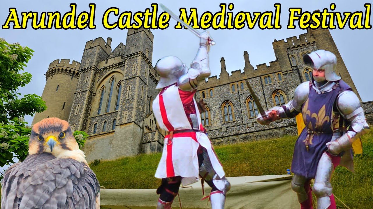 MAYHEM Unleashed at Arundel Castle Medieval Festival - Knight's Tournament, Falconry, and Fire Show!
