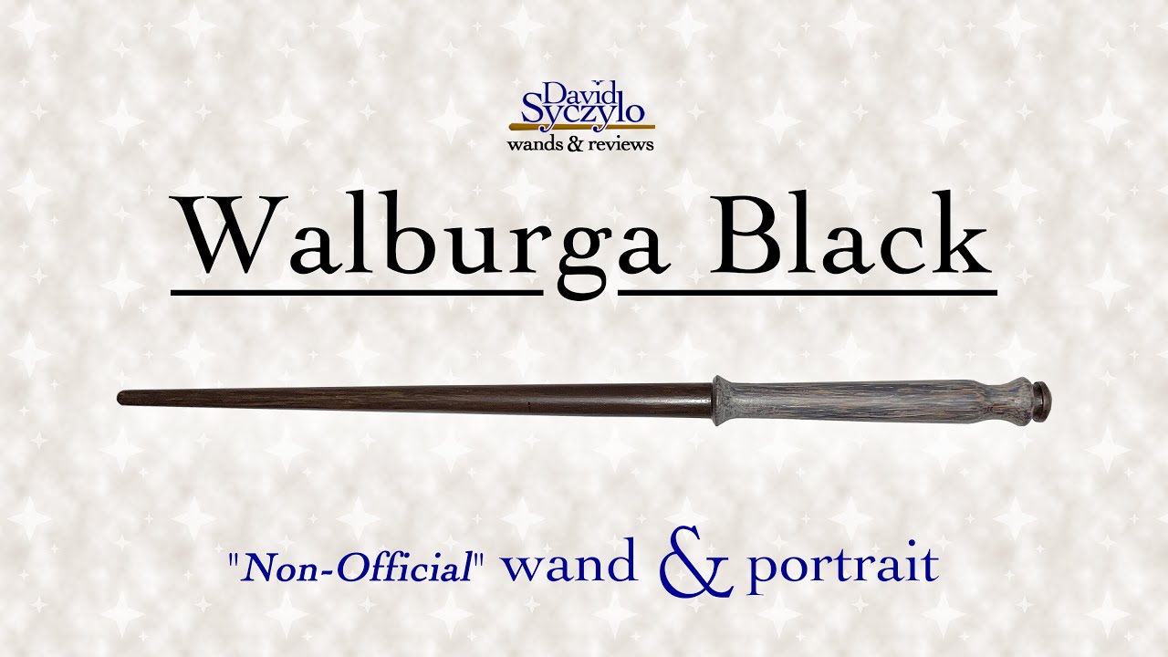 Walburga Black - Non-Official Wand and Portrait