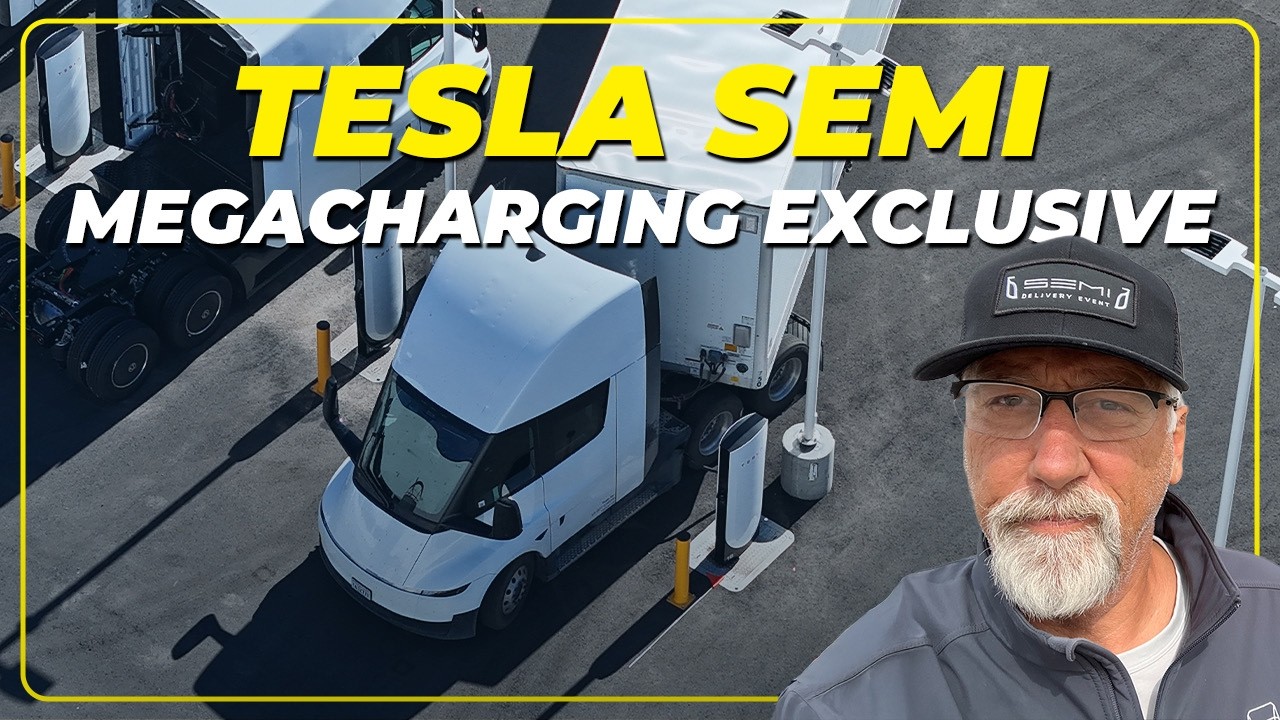 Эксклюзив: Мегазарядка Tesla Semi со стандартным запасом хода