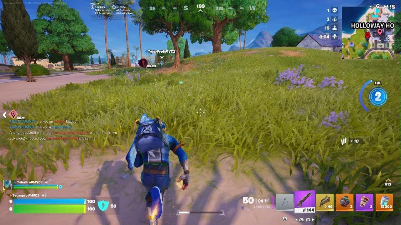 Горнолыжный зимний отдых!! Геймплей Fortnite Blitz Royale