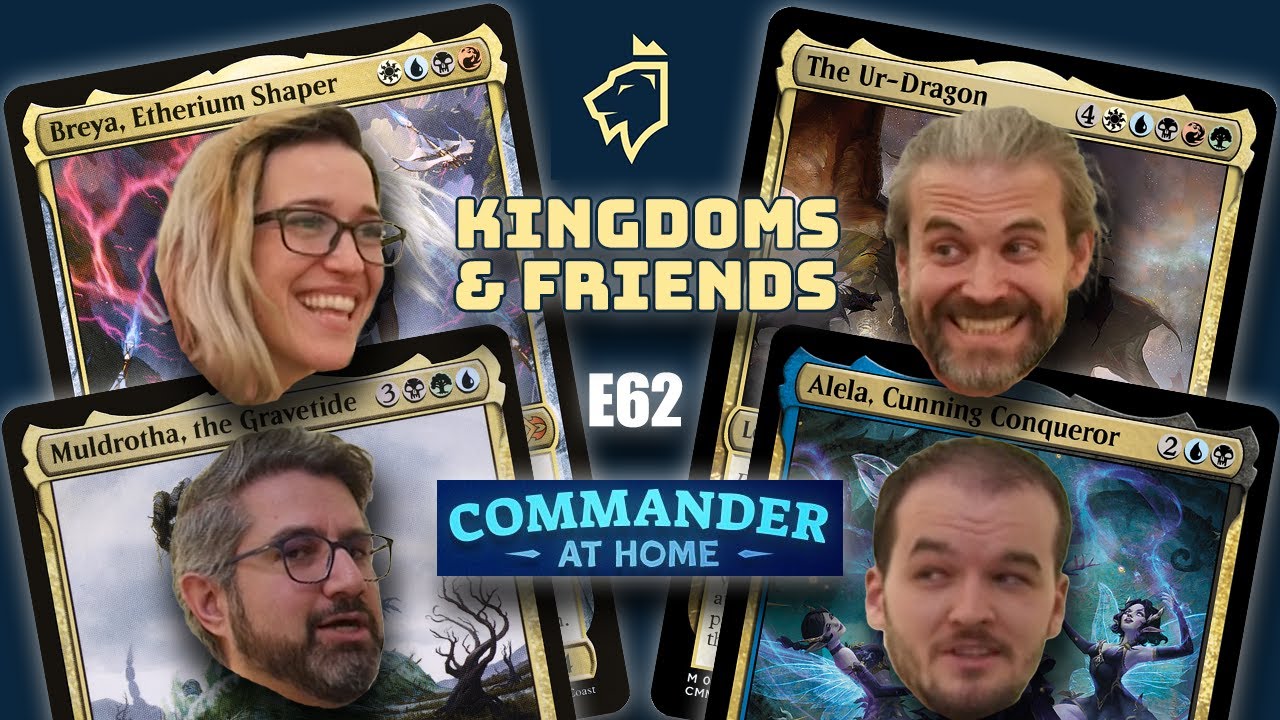 Breya | Ur-Dragon | Alela | Muldrotha | @commanderathome и @KingdomsTV Игровой процесс Commander