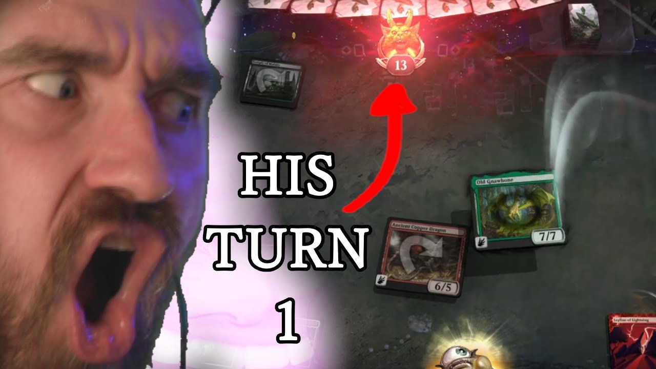 HE DIDNT EVEN GET TO UNTAP HIS FIRST LAND! Historic Ojer Kaslem MTG Arena
