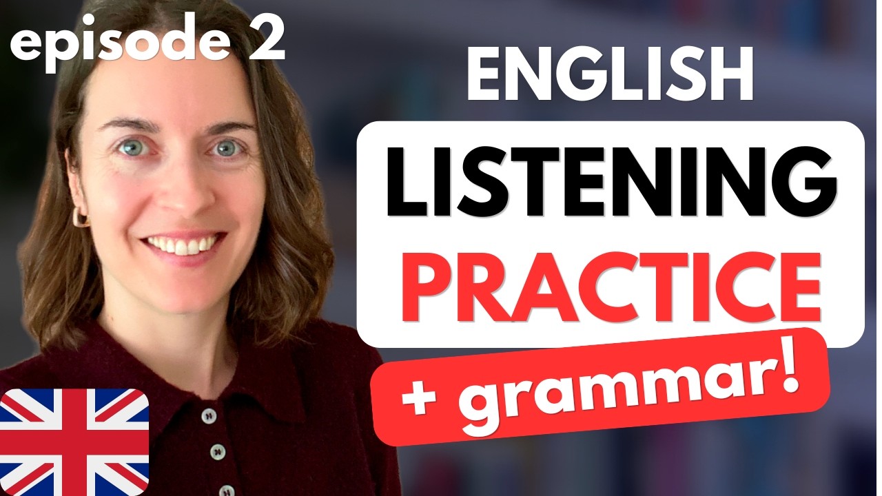 Talk about your day in English (conversation practice WITH GRAMMAR TIPS)