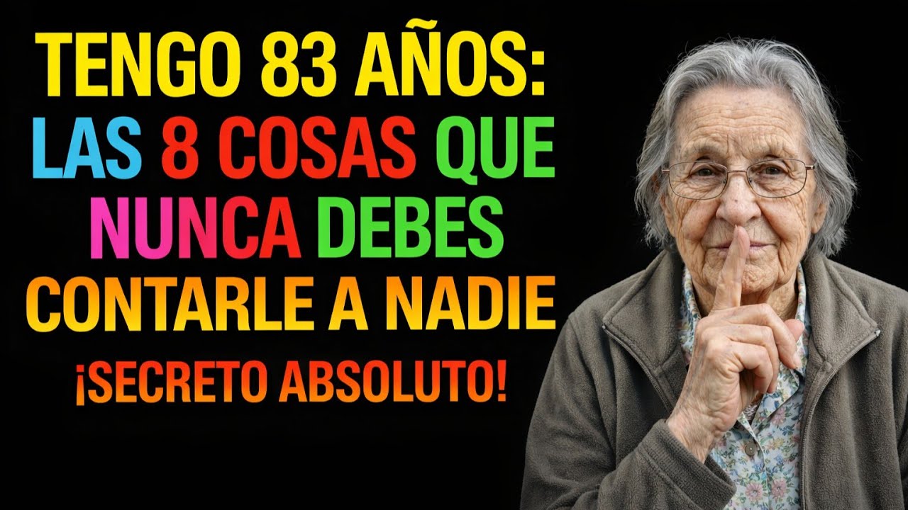 Tengo 83 Años: Las 8 Cosas Que NUNCA Debes Contarle A NADIE
