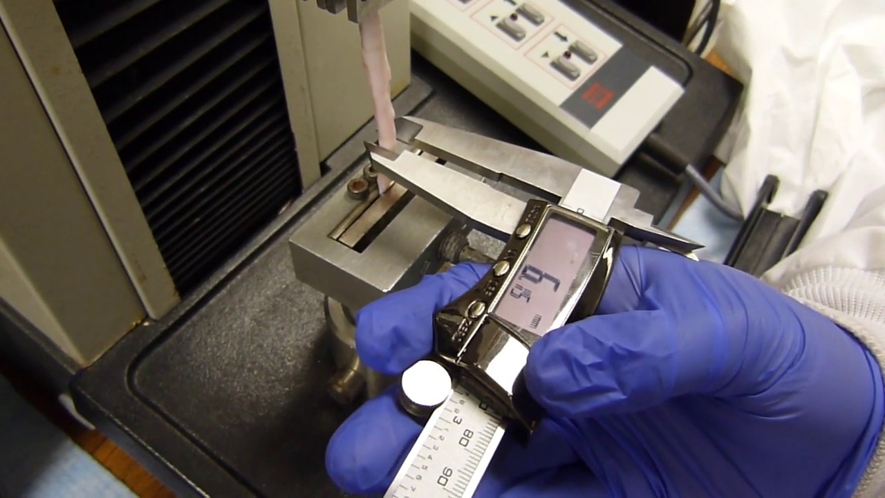 Mechanical characterization of vascular scaffolds vs fresh artery lab