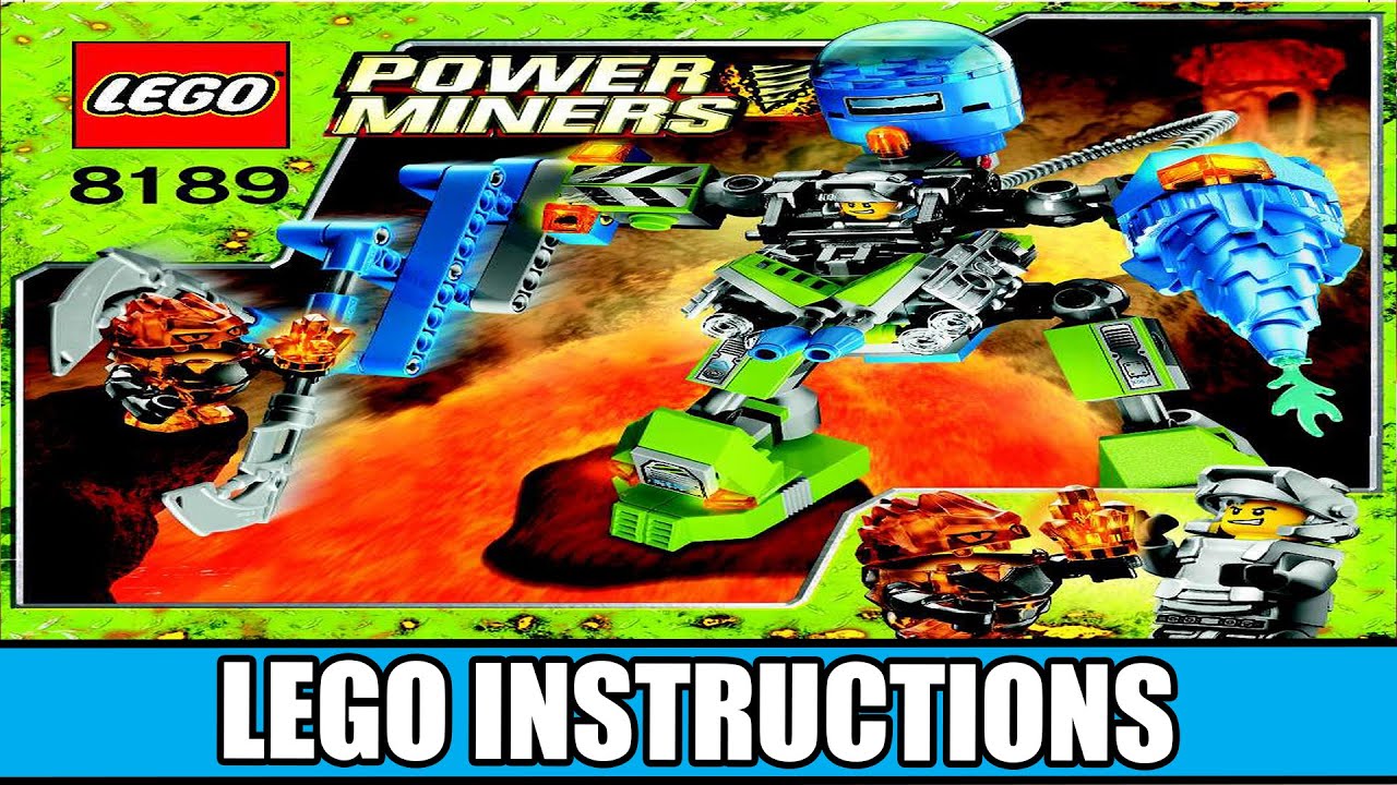 LEGO Instructions - Power Miners - 8189 - Magma Mech
