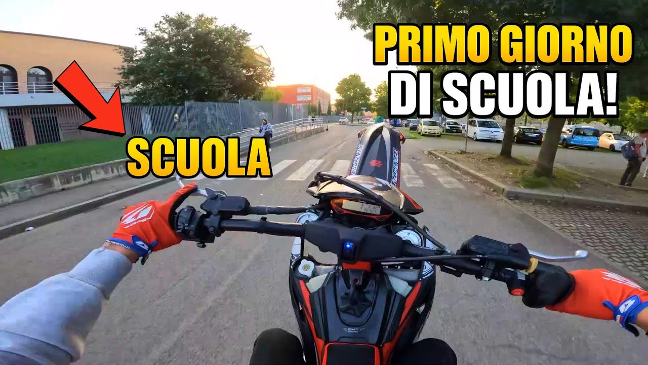 PRIMO GIORNO DI SCUOLA IN MOTO + TANTA IGNORANZA | BETA 125 2T