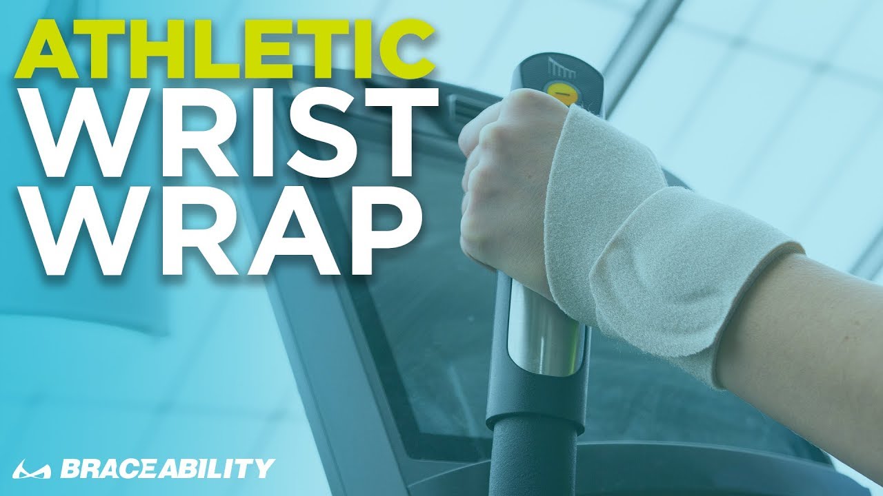 BraceAbility’s Athletic Wrist Wrap: Yoga, Golf, Tennis, Gymnastics & CrossFit Support Brace