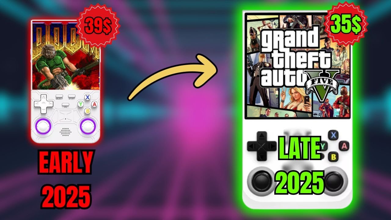 This NEW 35$ Gaming Console Can Play A LOT! | R36 PRO Review | Unboxing + Gameplay 2025