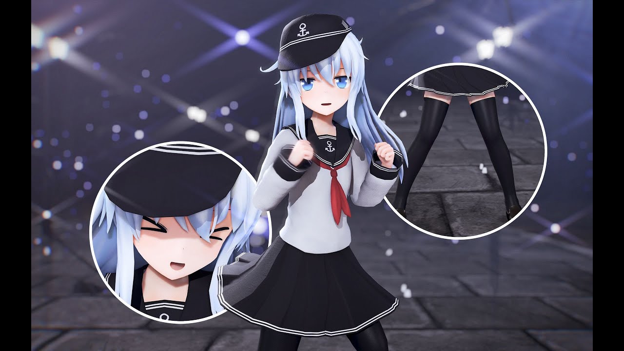 【Kan Colle MMD／4K／60FPS】Hibiki【ろりこんでよかった∼】