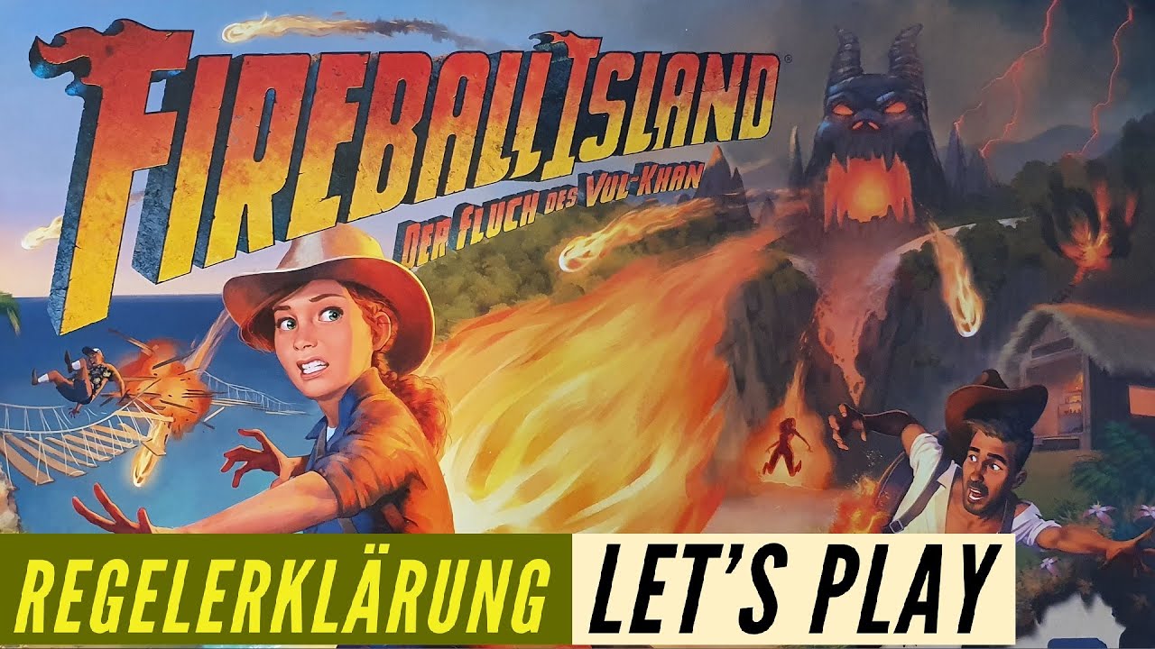 Fireball Island - Aufbau - Regeln - Erklärung - Anleitung + Let´s Play