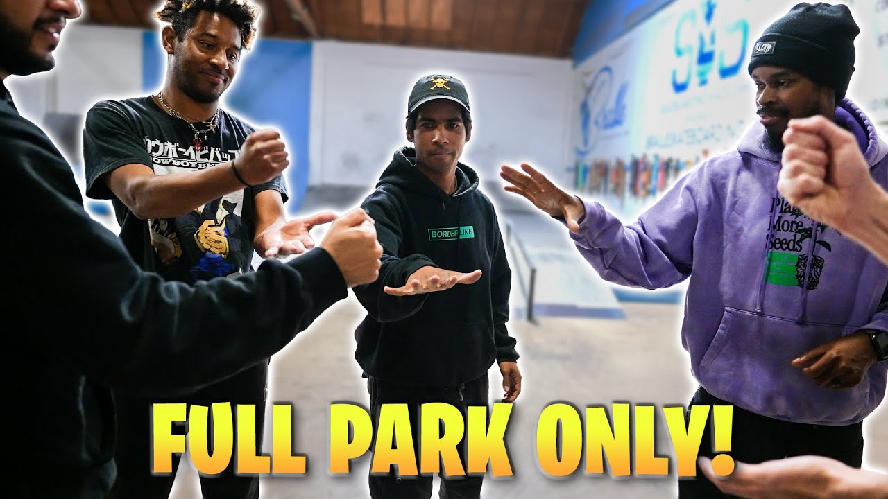 CHAOTIC FULL PARK GAME OF SKATE!