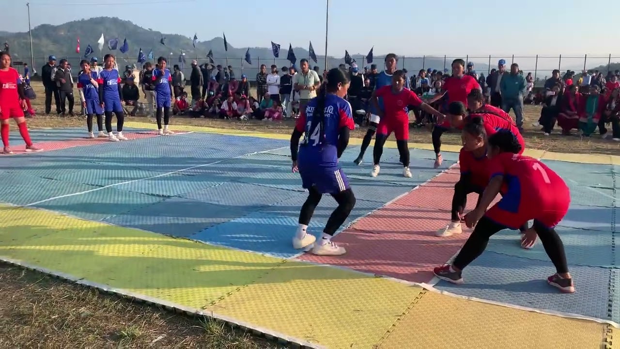  Girls kabaddi running shield 2082 Siranchok.