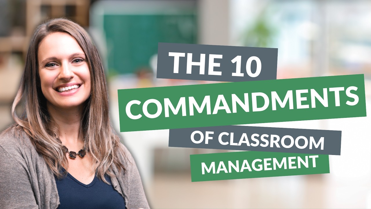 NEWS: Get the 10 Commandments of Classroom Management