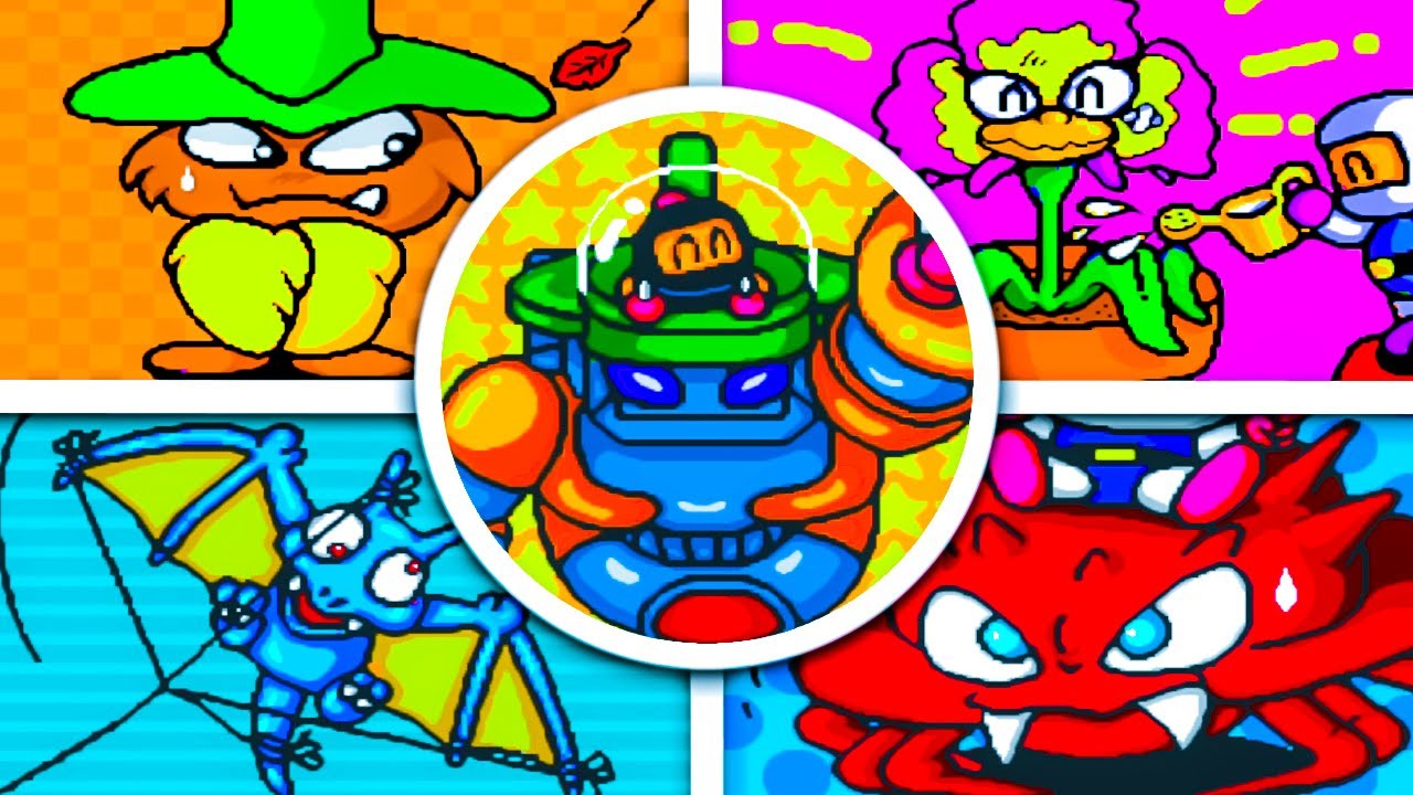 Bomberman '93 - All Bosses (No Damage) - PC Engine / Turbografx-16